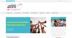 Desktop Screenshot of educationparlesport.com